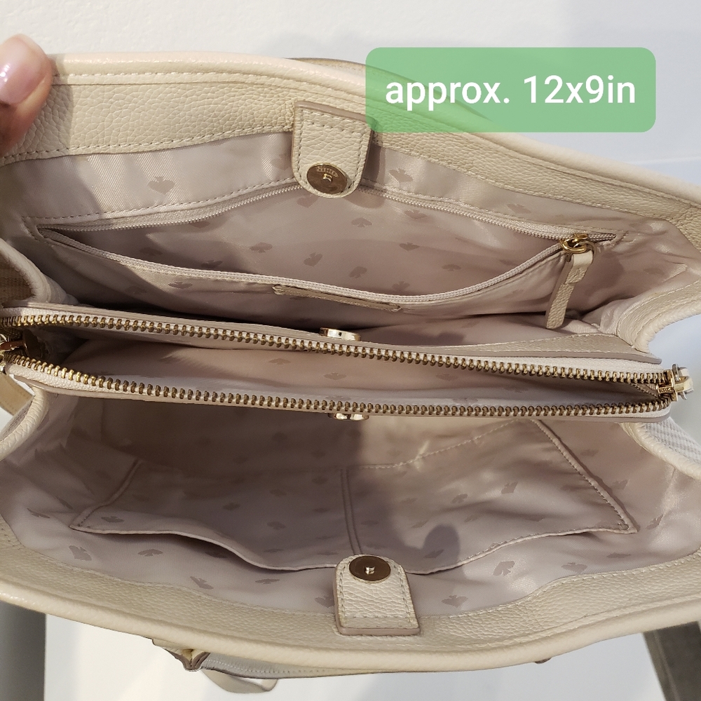 Kate Spade Canvas Leather Bag - Picture 9 of 12